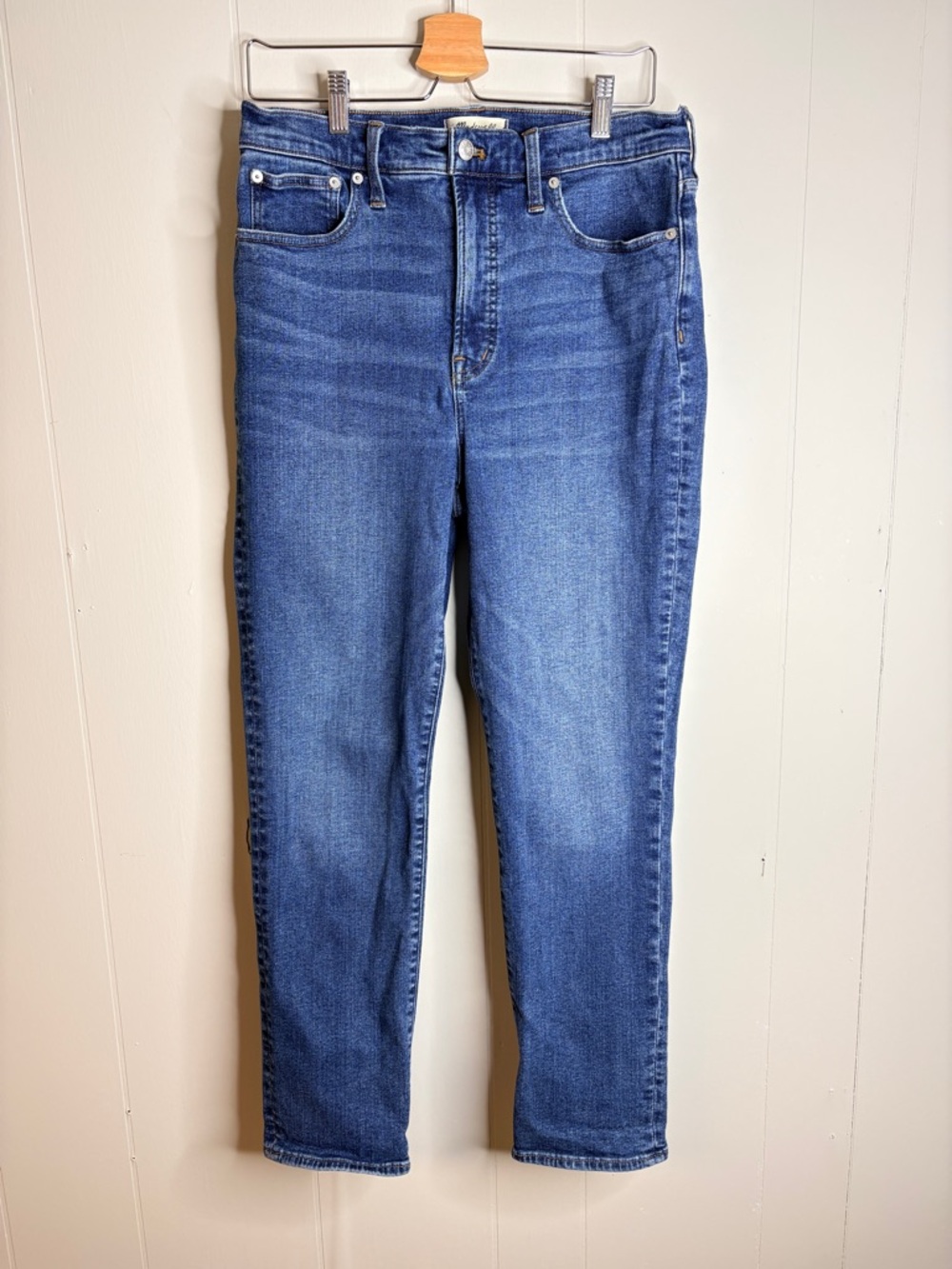Madewell The Perfect Vintage Jean 29 straight leg medium Wash high rise